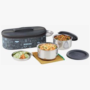 BOROSIL Carry Fresh Ss Insulated Lunch Box
