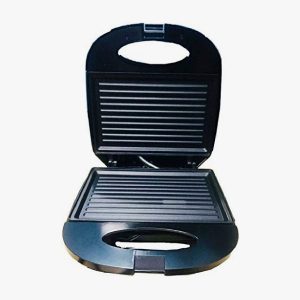 SKYLINE Sandwich/Grill Toaster 2 Slice Black Steel