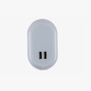 URBAN GEAR Lumi 2-In-1 Night Light With 2 Usb Charger